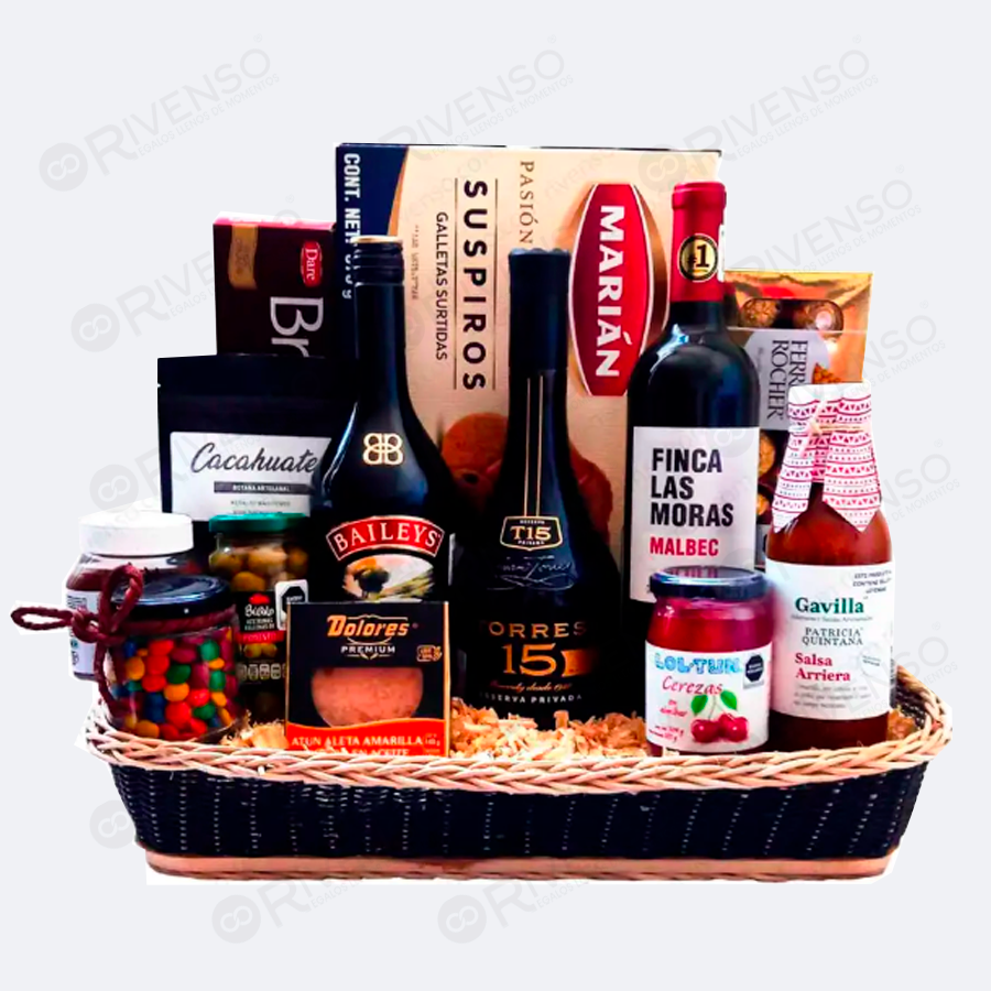 Canasta Vino Suspiros