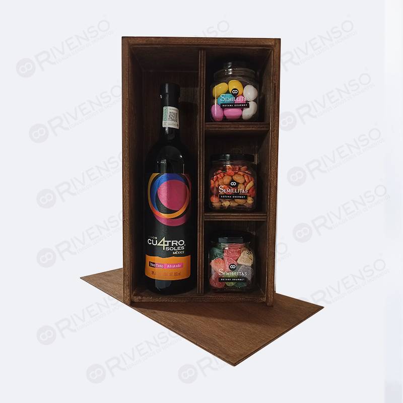 Canasta De Regalo Con Vino